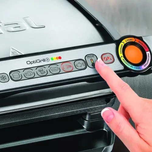  Panini Grille-viande Tefal OPTIGRILL+ inox  2000W GC712D12