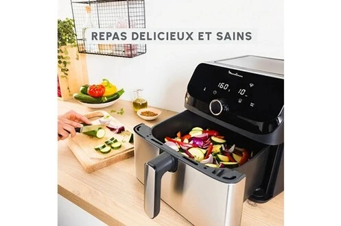 Moulinex Friteuse sans huile air fryer Easy Fry Mega 7,5L EZ855D20-2000W