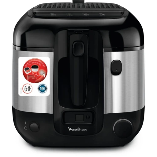  Friteuse Moulinex classique Super Uno 2,2 L-1.5 kg de frites-1800 W 150 à 190C AM316D10