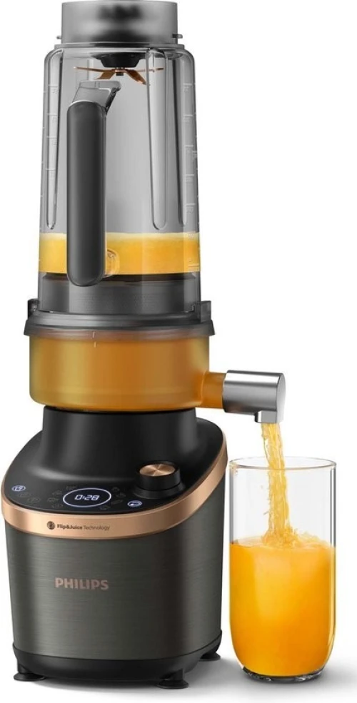 Blender-PHILIPS 2-en-1 mixeur et centrifugeuse 2L 1500W 8 programmes bol plastique  HR3770/00