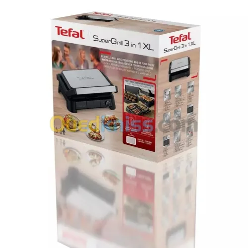 panini tefal 2200W Supergrill 3 in 1 XL
