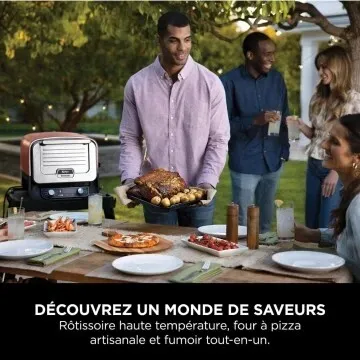 Ninja Woodfire Four à Pizza Extérieur Électrique 8 En 1