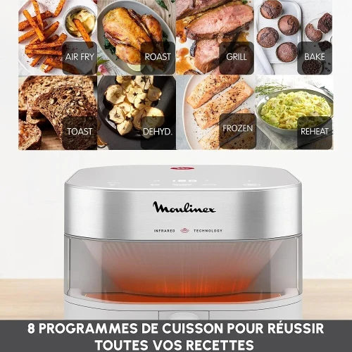 Moulinex Friteuse Sans Huile Air Fryer Easy Fry Infrared 7L EZ831GF0