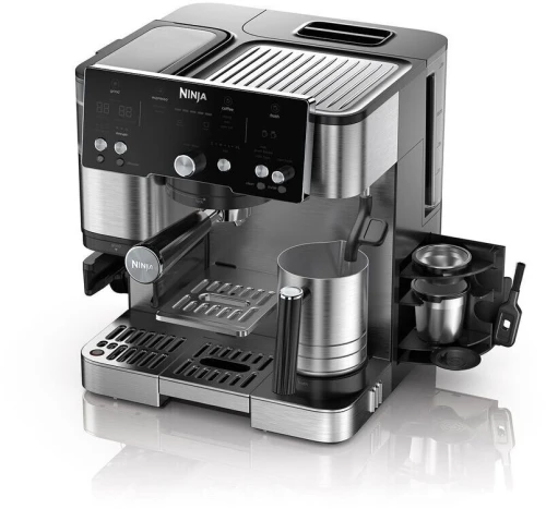 Machine à café - NINJA - 3en1 ES601EU Luxe Premier - 1650 W - 2 Litres - Acier inoxydable