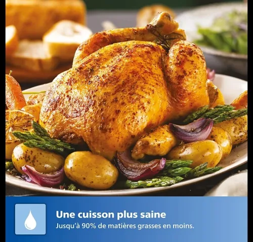 Airfryer Philips Série 1000  double panier bleu 7.1L