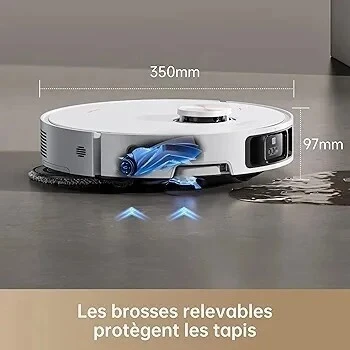 Aspirateur Robot Laveur DREAME X40 ULTRA COMPLET Couleur Blanc