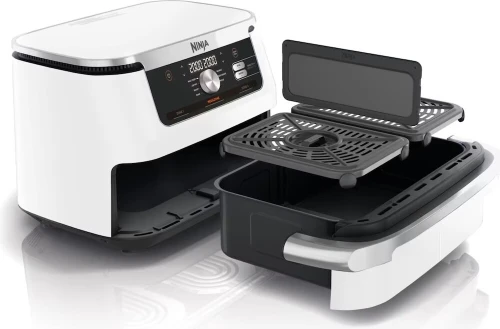 Friteuse ninja 10.4L sans huile à air chaud AF500EUWH - Blanc