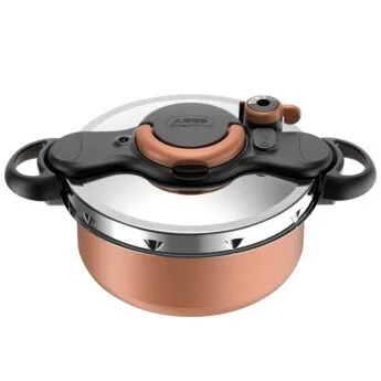 Seb Autocuiseur - Clipso Minut' Duo  P4705101 5L Effet Cuivre
