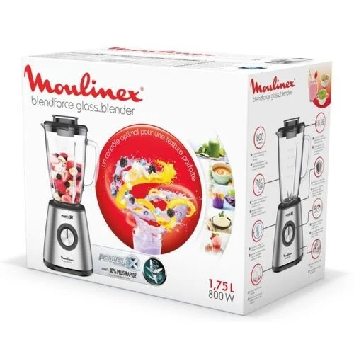  Moulinex Blender MOULINEX Blendforce 800W  NOIR/METAL 1,75L Lm439D10