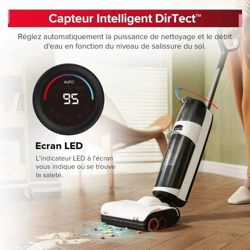 roborock Dyad Pro Aspirateur Laveur sans Fil 17000pa Séchage et Nettoyage Automatique Nettoyeur