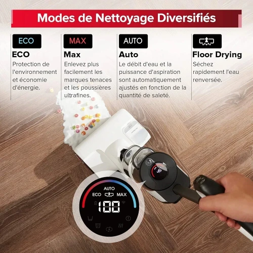 roborock Dyad Pro Aspirateur Laveur sans Fil 17000pa Séchage et Nettoyage Automatique Nettoyeur