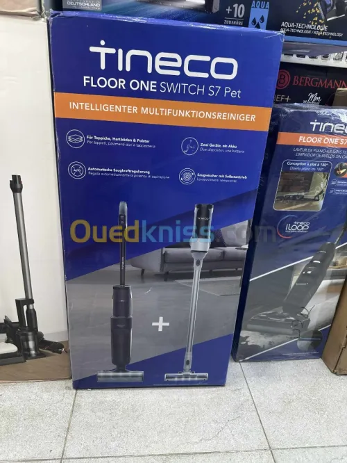 Aspirateur Balai laveur multifonctions 5-en-1 Tineco Floor One Switch S7 Pet 