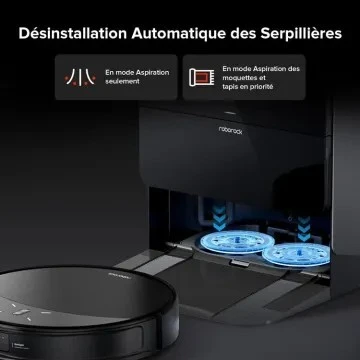 Roborock Saros 10R Aspirateur Robot Laveur Avec Station Accueil Multifonctionnelle 4.0