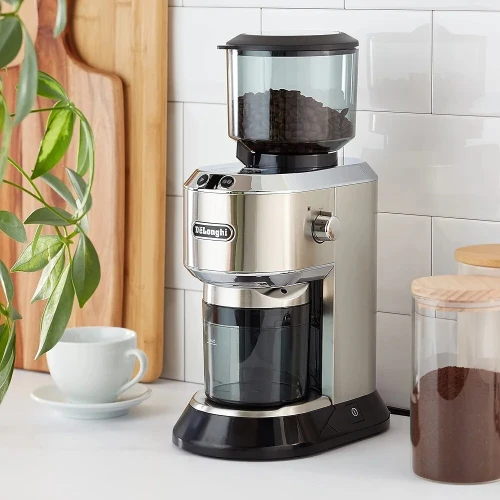 Delonghi Moulin à café DELONGHI DEDICA KG521M METAL-350G  18 moutures  150w  LCD