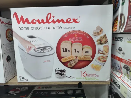 Machine à pain Moulinex Home Bread Baguette  16 programmes 1,5 kg  1600 W