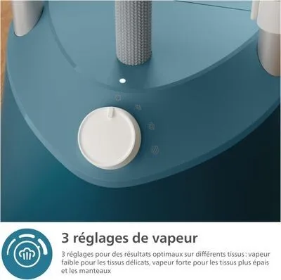 Défroisseur vertical - PHILIPS - STE1040/20 - 1800 W - 3 réglages - Bleu