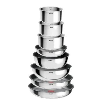 Batterie De Cuisine Tefal Ingenio Cook Eat L881SR04 17 Pieces 