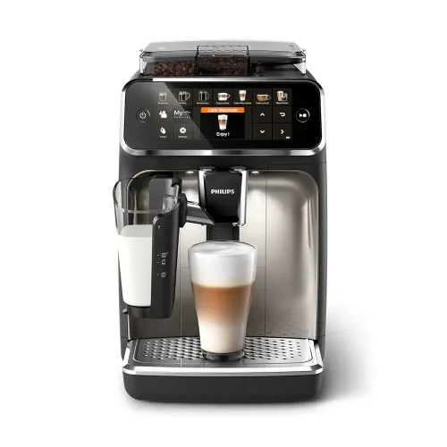  Philips Série 5400 Machine Expresso Café à Grain  LatteGo Mousseur à Lait 12 Spécialités de Café 