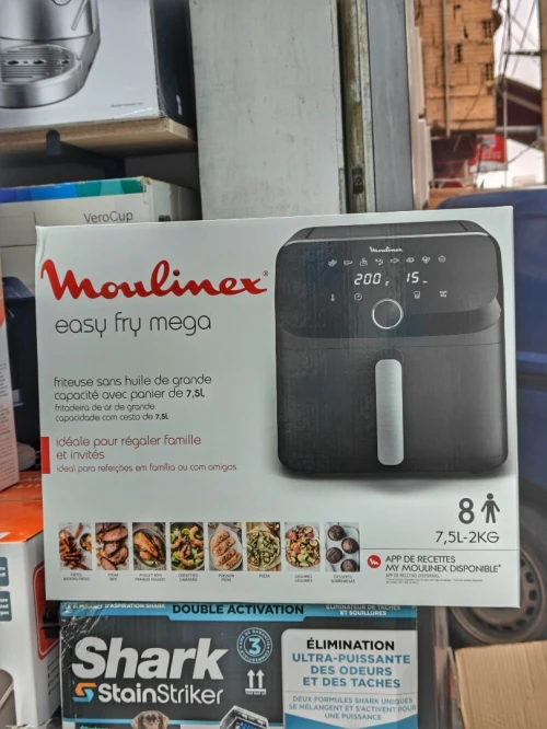 MOULINEX Easy Fry Mega air fryer 7.5L friteuse sans huile 8 programmes EZ855HF0