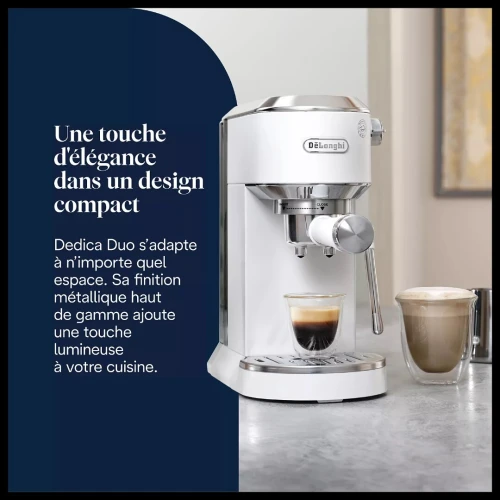 Machine A Café Delonghi Duo Blanc EC890 WI