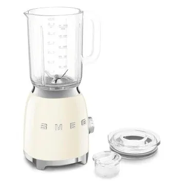 Blender SMEG Crème 800W- 4 Programmes - 1,5 Litres / 6 Tasses - BLF03CREU