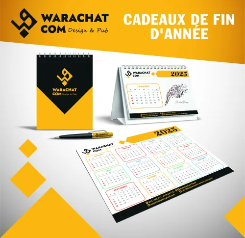 Calendriers et Blocs-Notes Personnalisés / Cadeaux fin d'année 