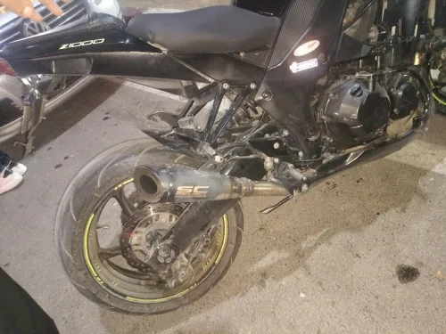 Kawasaki Z1000 sauvage 2012