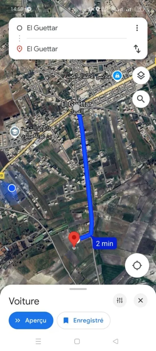 Vente Terrain Relizane El guettar