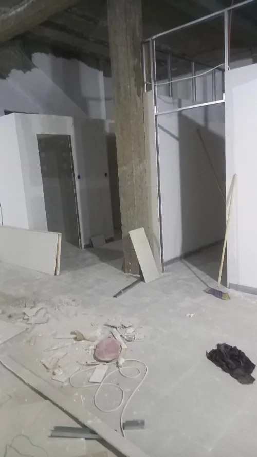 Habillage placoplâtre Mur et plafond avec isolation thermique et phonique