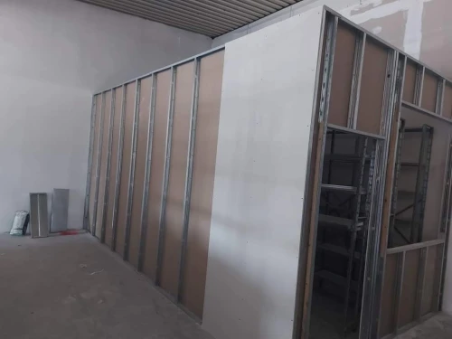 Habillage placoplâtre Mur et plafond avec isolation thermique et phonique
