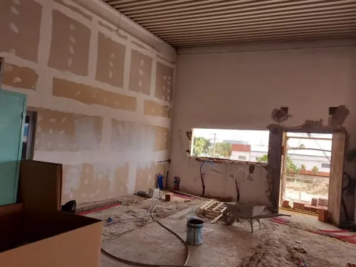 Habillage placoplâtre Mur et plafond avec isolation thermique et phonique
