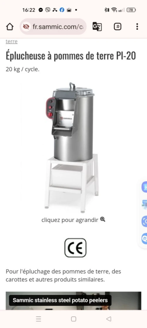 Matériel fast food 