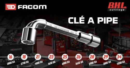 clé a pipe facom