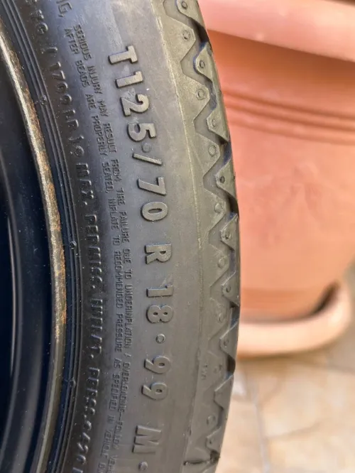 Roue de secours galette R18 - (VW / AUDI / SKODA / SEAT)