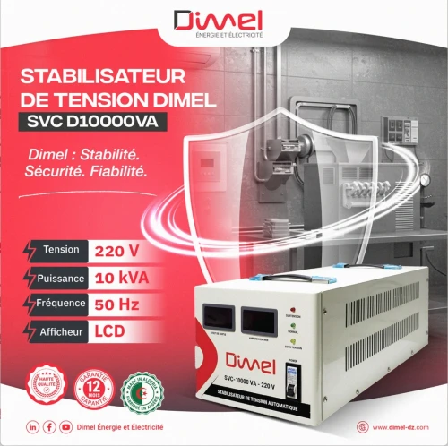 STABILISATEUR DE TENSION ANDELI DIMEL 3KVA/5KVA/10KA 220V