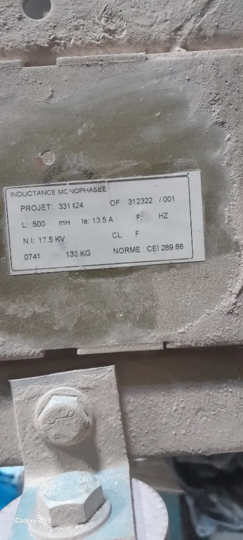 Inductance monofase