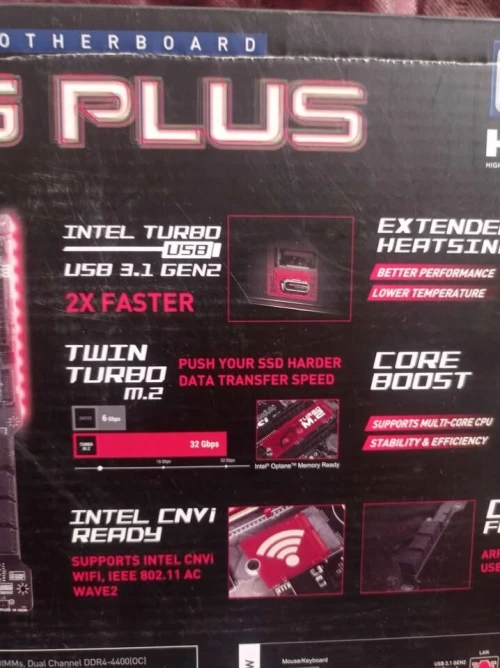 I5 9600K + Motherboard MSI Z390 gaming Plus