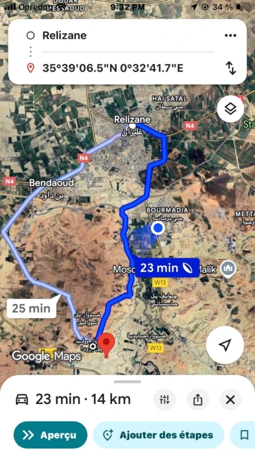 Vente Terrain Agricole Relizane Bendaoud