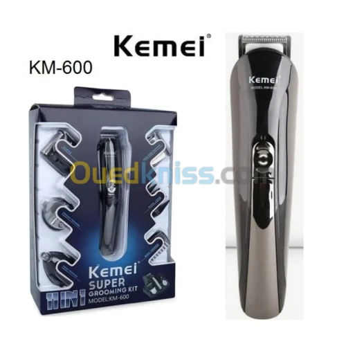 kemei km 600 tondeuse cheveux electrique 11 en 1