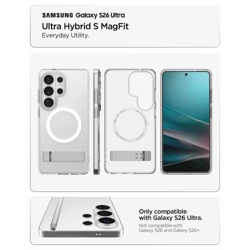Antichoc Samsung Galaxy S26 Ultra Avec Stand Pochette Original Spigen Ultra Hybrid S Protection Original Coque S26 Ultra Case