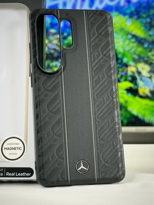 Antichoc Cuir S26 Ultra Mercedes Benz Original Samsung Galaxy S26 Ultra Coque Magsafe Case S26 Ultra Pochette Leather Original