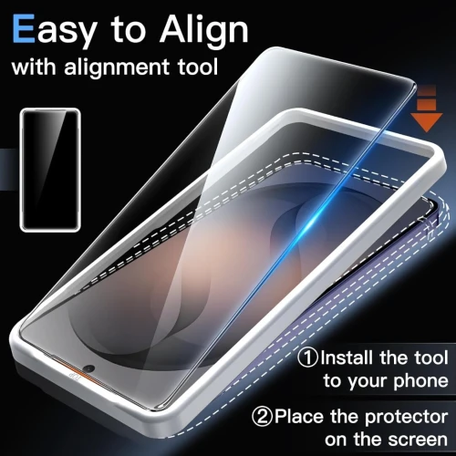 Incassable Samsung Galaxy S26 Ultra Verre Trempé Glass S26 Ultra Installation Facile S26 Ultra - 3Pcs