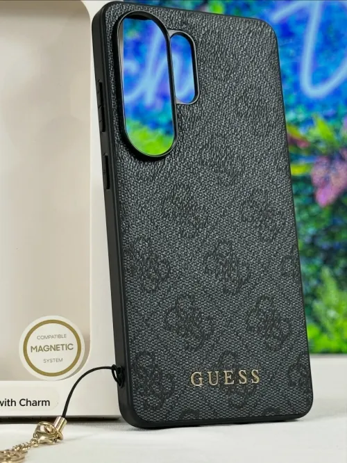 Antichoc GUESS Original Samsung Galaxy S26 Ultra Coque Luxe Magsafe Pochette S26 Ultra