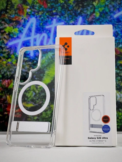 Antichoc Samsung Galaxy S26 Ultra Avec Stand Pochette Original Spigen Ultra Hybrid S Protection Original Coque S26 Ultra Case