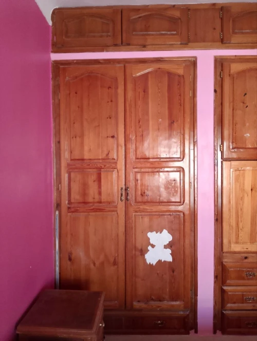 Portes Placard Bois Rouge