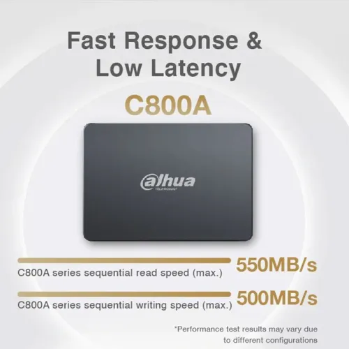SSD DAHUA C800A 512GB SATA 2.5" 550Mb/s