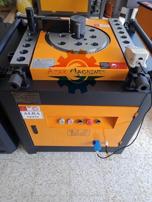 coudeuse semi- automatique 5mm jusqu'à 42 آلة تشكيل و ثني الحديد Steel Bar Bending Machine
