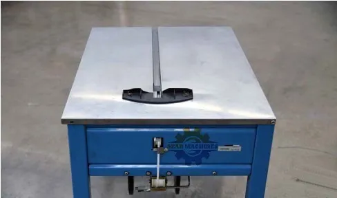 CERCLEUSE A TABLE HAUTE JW8022 CERCLEUSE SEMI-AUTOMATIQUE آلة الشد شبه الأوتوماتيكية