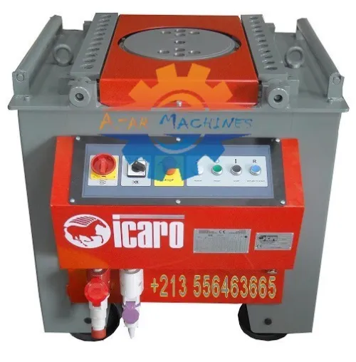 Cintreuse de barres, coupe-barres, cintreuses d'étriers, steel bar bander, cutting machine 