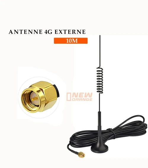 Antenne 4G LTE avec connecteur mâle SMA